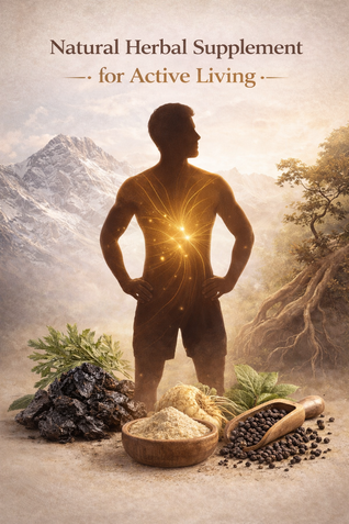 Shilajit Capsules with Maca Root & Black Pepper