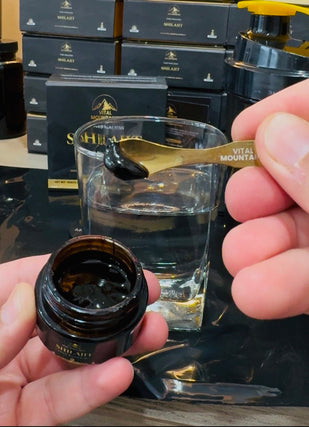 Take Pea size Shilajit resin