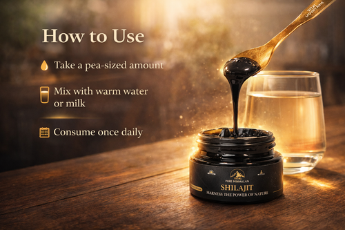Organic 100% Pure Himalayan Shilajit, 60 Days Sundried, Soft Resin
