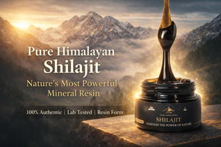 Organic 100% Pure Himalayan Shilajit, 60 Days Sundried, Soft Resin